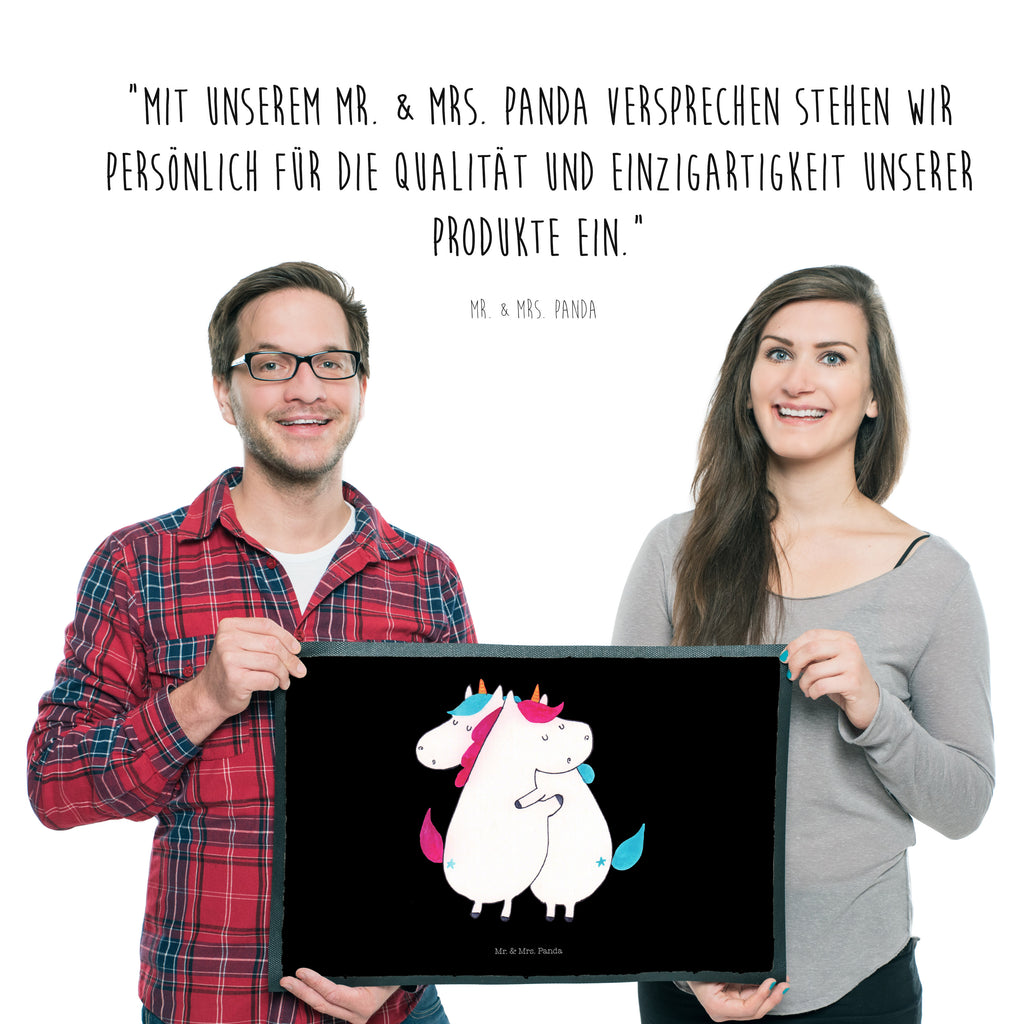 Fußmatte Einhörner Umarmen Einhorn, Einhörner, Unicorn, Freundinnen, Freundin, BFF, Schwester, Schwestern, Familie, Geschwister, Sister, Liebe  Türvorleger, Schmutzmatte, Fußabtreter, Matte, Schmutzfänger, Fußabstreifer, Schmutzfangmatte, Türmatte, Motivfußmatte,  Haustürmatte, Vorleger  Einhorn, Einhörner, Einhorn Deko, Pegasus, Unicorn