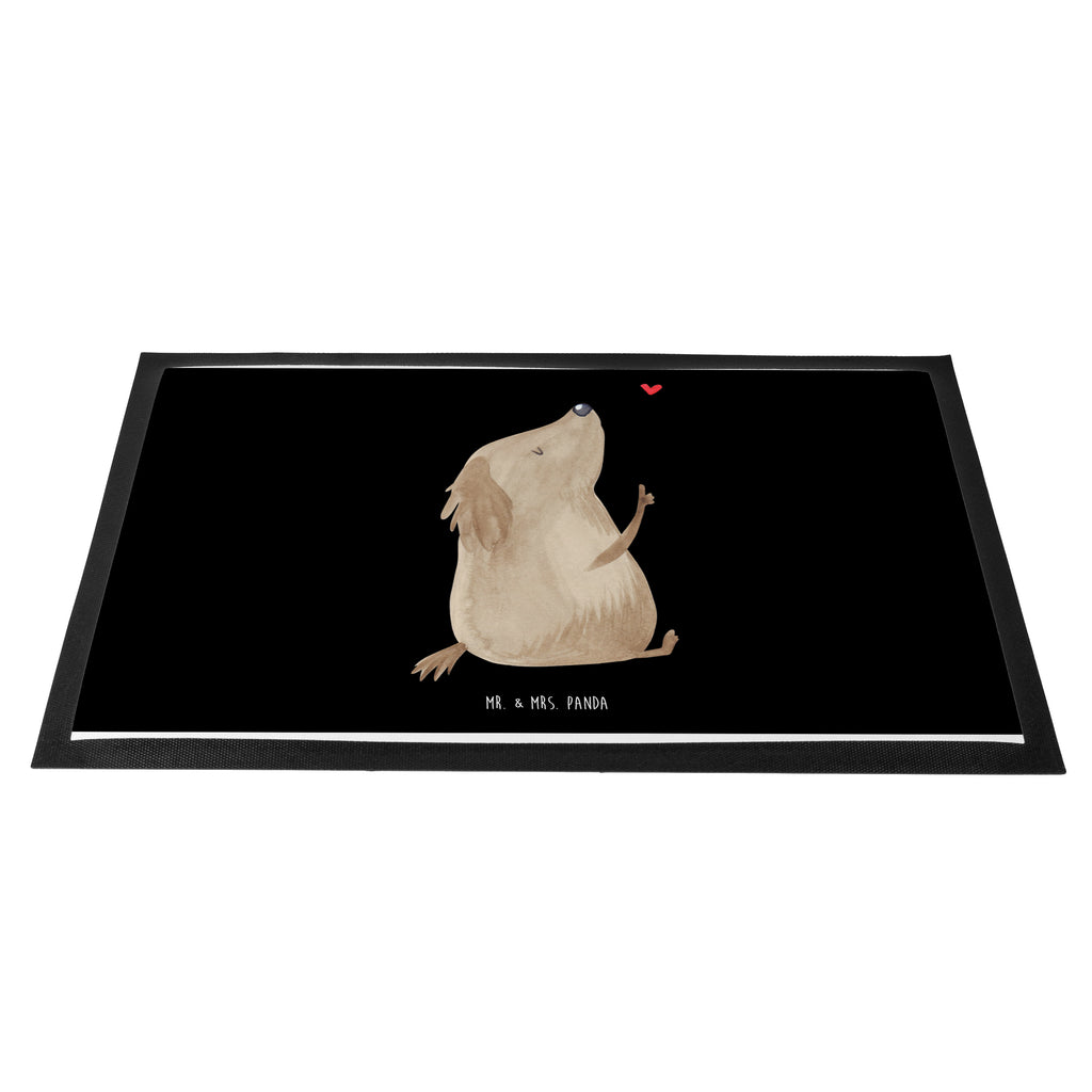 Fußmatte Hund Liebe Hund, Liebe, Hundeglück, Hundeliebe, Hunde, Hundebesitzer, Frauchen,  Türvorleger, Schmutzmatte, Fußabtreter, Matte, Schmutzfänger, Fußabstreifer, Schmutzfangmatte, Türmatte, Motivfußmatte,  Haustürmatte, Vorleger  Hund, Hundemotiv, Haustier, Hunderasse, Tierliebhaber, Hundebesitzer, Sprüche