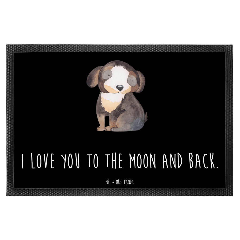 Fußmatte Hund entspannt Hund, schwarzer Hund, Hundeliebe, Liebe, Hundeglück Türvorleger, Schmutzmatte, Fußabtreter, Matte, Schmutzfänger, Fußabstreifer, Schmutzfangmatte, Türmatte, Motivfußmatte,  Haustürmatte, Vorleger  Hund, Hundemotiv, Haustier, Hunderasse, Tierliebhaber, Hundebesitzer, Sprüche