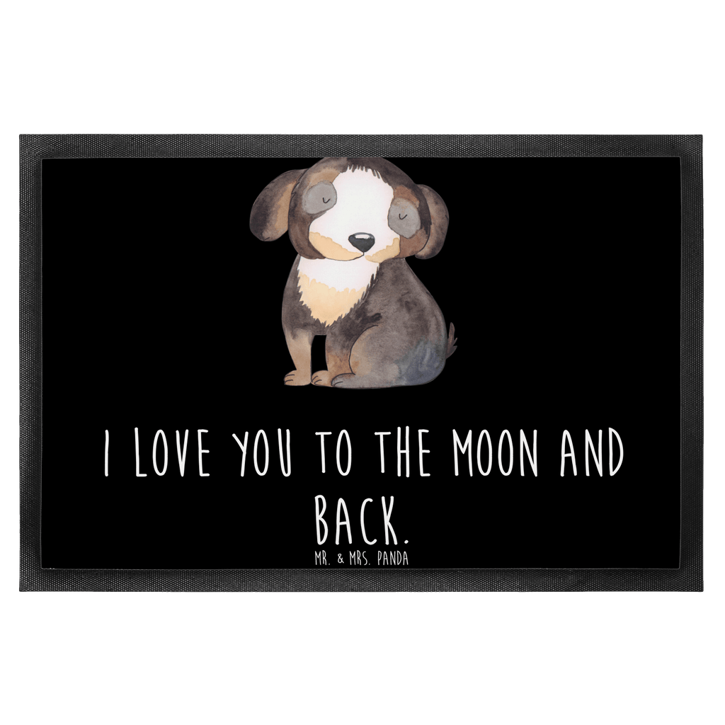 Fußmatte Hund entspannt Hund, schwarzer Hund, Hundeliebe, Liebe, Hundeglück Türvorleger, Schmutzmatte, Fußabtreter, Matte, Schmutzfänger, Fußabstreifer, Schmutzfangmatte, Türmatte, Motivfußmatte,  Haustürmatte, Vorleger  Hund, Hundemotiv, Haustier, Hunderasse, Tierliebhaber, Hundebesitzer, Sprüche