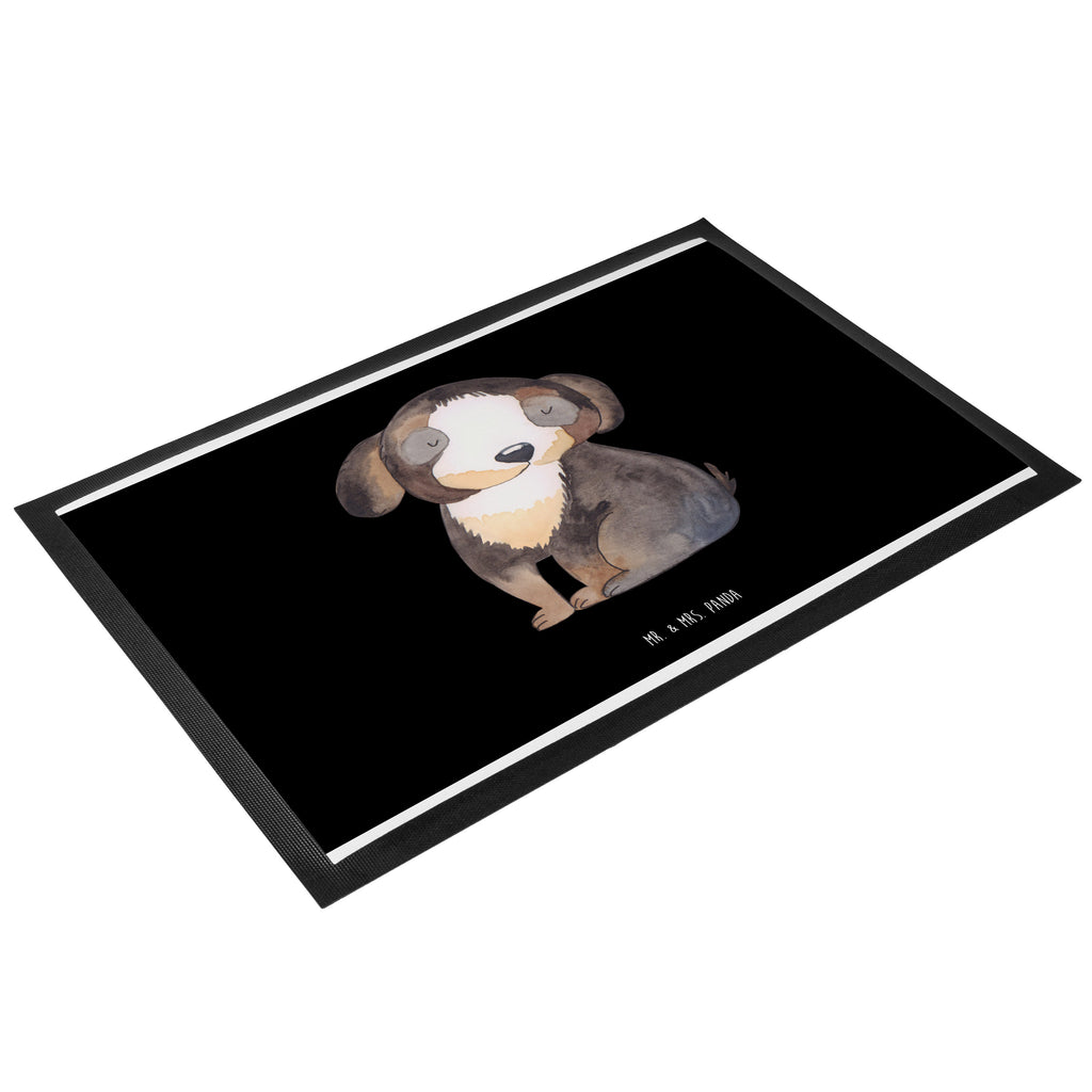 Fußmatte Hund entspannt Hund, schwarzer Hund, Hundeliebe, Liebe, Hundeglück Türvorleger, Schmutzmatte, Fußabtreter, Matte, Schmutzfänger, Fußabstreifer, Schmutzfangmatte, Türmatte, Motivfußmatte,  Haustürmatte, Vorleger  Hund, Hundemotiv, Haustier, Hunderasse, Tierliebhaber, Hundebesitzer, Sprüche