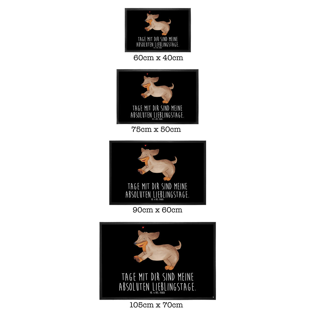 Fußmatte Hund Dackel fröhlich Hund, Hunde, Dackel, Dachshund, happy dog Türvorleger, Schmutzmatte, Fußabtreter, Matte, Schmutzfänger, Fußabstreifer, Schmutzfangmatte, Türmatte, Motivfußmatte,  Haustürmatte, Vorleger  Hund, Hundemotiv, Haustier, Hunderasse, Tierliebhaber, Hundebesitzer, Sprüche