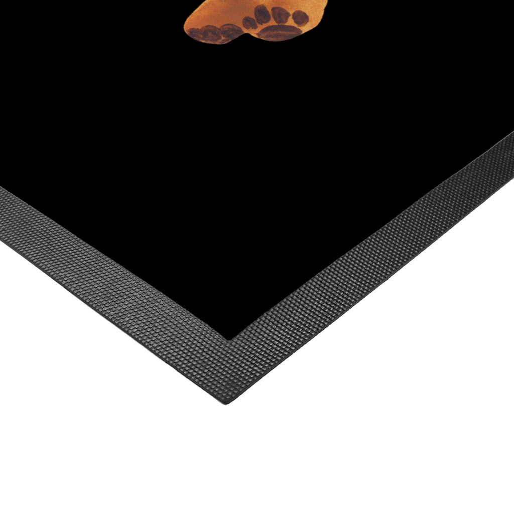 Fußmatte Hund Dackel fröhlich Hund, Hunde, Dackel, Dachshund, happy dog Türvorleger, Schmutzmatte, Fußabtreter, Matte, Schmutzfänger, Fußabstreifer, Schmutzfangmatte, Türmatte, Motivfußmatte,  Haustürmatte, Vorleger  Hund, Hundemotiv, Haustier, Hunderasse, Tierliebhaber, Hundebesitzer, Sprüche