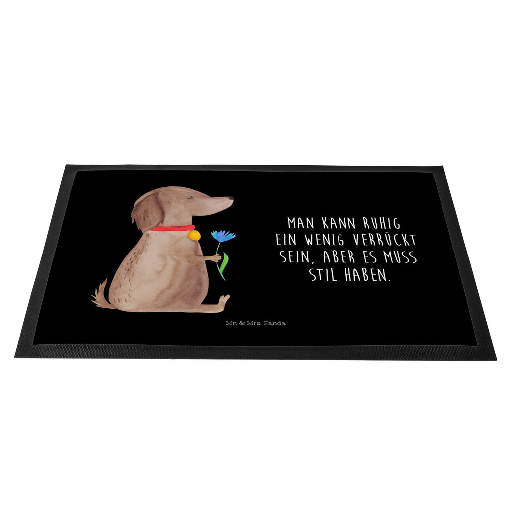 Fußmatte Hund Blume Hund, Hunde, Hundebesitzer, Frauchen, Hundeliebe Türvorleger, Schmutzmatte, Fußabtreter, Matte, Schmutzfänger, Fußabstreifer, Schmutzfangmatte, Türmatte, Motivfußmatte,  Haustürmatte, Vorleger  Hund, Hundemotiv, Haustier, Hunderasse, Tierliebhaber, Hundebesitzer, Sprüche
