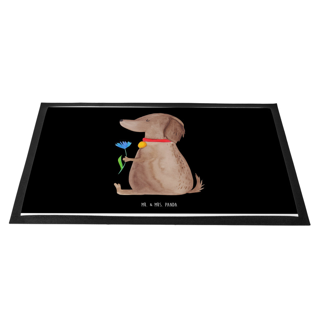 Fußmatte Hund Blume Hund, Hunde, Hundebesitzer, Frauchen, Hundeliebe Türvorleger, Schmutzmatte, Fußabtreter, Matte, Schmutzfänger, Fußabstreifer, Schmutzfangmatte, Türmatte, Motivfußmatte,  Haustürmatte, Vorleger  Hund, Hundemotiv, Haustier, Hunderasse, Tierliebhaber, Hundebesitzer, Sprüche