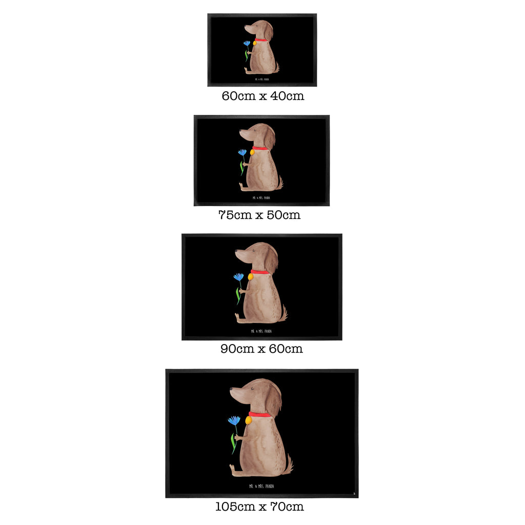 Fußmatte Hund Blume Hund, Hunde, Hundebesitzer, Frauchen, Hundeliebe Türvorleger, Schmutzmatte, Fußabtreter, Matte, Schmutzfänger, Fußabstreifer, Schmutzfangmatte, Türmatte, Motivfußmatte,  Haustürmatte, Vorleger  Hund, Hundemotiv, Haustier, Hunderasse, Tierliebhaber, Hundebesitzer, Sprüche