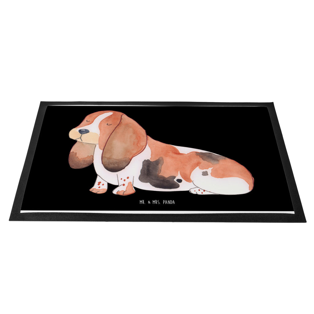 Fußmatte Hund Basset Hound Hund, Basset Hound, Basset, Hundeliebe, kinderlos,  Türvorleger, Schmutzmatte, Fußabtreter, Matte, Schmutzfänger, Fußabstreifer, Schmutzfangmatte, Türmatte, Motivfußmatte,  Haustürmatte, Vorleger  Hund, Hundemotiv, Haustier, Hunderasse, Tierliebhaber, Hundebesitzer, Sprüche