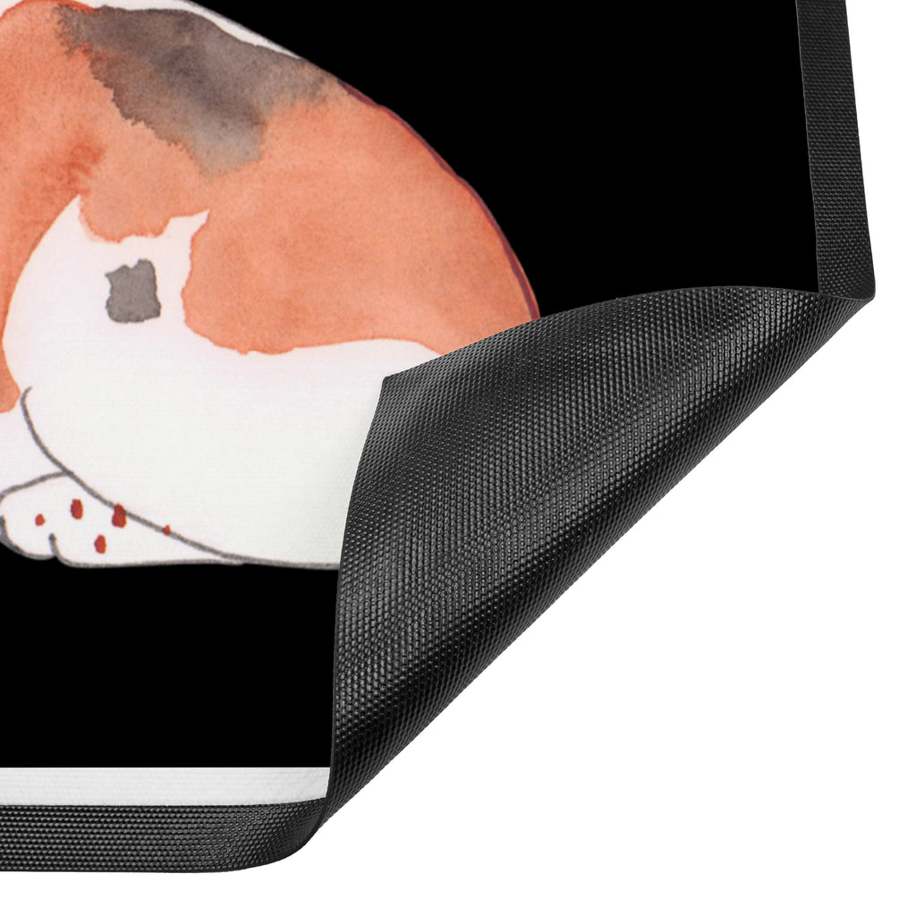 Fußmatte Hund Basset Hound Hund, Basset Hound, Basset, Hundeliebe, kinderlos,  Türvorleger, Schmutzmatte, Fußabtreter, Matte, Schmutzfänger, Fußabstreifer, Schmutzfangmatte, Türmatte, Motivfußmatte,  Haustürmatte, Vorleger  Hund, Hundemotiv, Haustier, Hunderasse, Tierliebhaber, Hundebesitzer, Sprüche