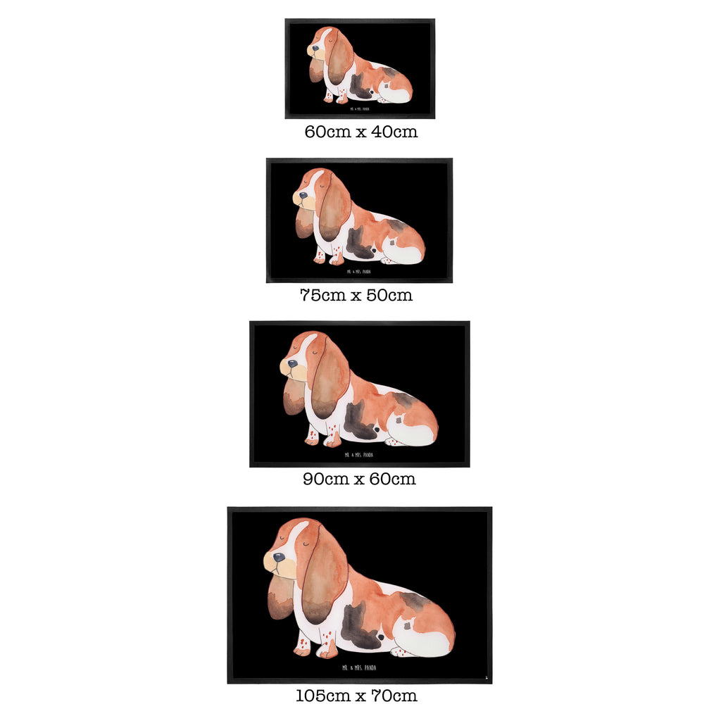 Fußmatte Hund Basset Hound Hund, Basset Hound, Basset, Hundeliebe, kinderlos,  Türvorleger, Schmutzmatte, Fußabtreter, Matte, Schmutzfänger, Fußabstreifer, Schmutzfangmatte, Türmatte, Motivfußmatte,  Haustürmatte, Vorleger  Hund, Hundemotiv, Haustier, Hunderasse, Tierliebhaber, Hundebesitzer, Sprüche