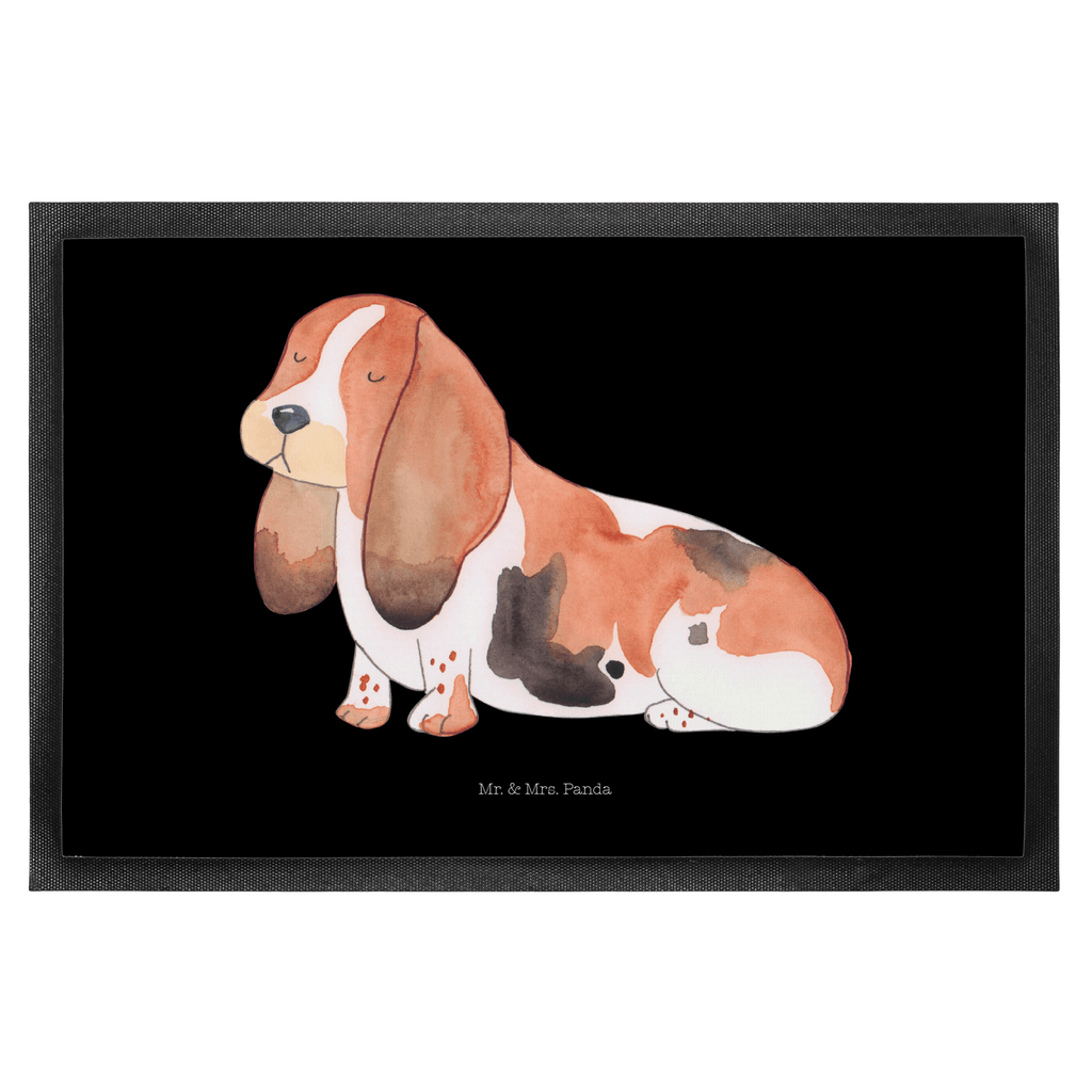 Fußmatte Hund Basset Hound Hund, Basset Hound, Basset, Hundeliebe, kinderlos,  Türvorleger, Schmutzmatte, Fußabtreter, Matte, Schmutzfänger, Fußabstreifer, Schmutzfangmatte, Türmatte, Motivfußmatte,  Haustürmatte, Vorleger  Hund, Hundemotiv, Haustier, Hunderasse, Tierliebhaber, Hundebesitzer, Sprüche