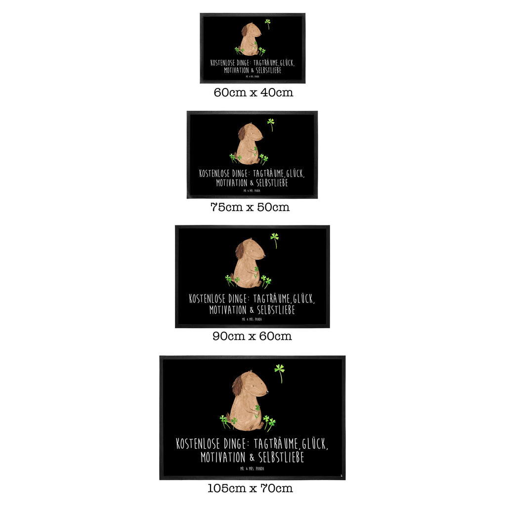 Fußmatte Hund Kleeblatt Hund, Kleeblatt, Glück, Tagträume, Motivation, Neuanfang, Geschenk,  Glücksbringer, Selbstliebe, Achtsamkeit Türvorleger, Schmutzmatte, Fußabtreter, Matte, Schmutzfänger, Fußabstreifer, Schmutzfangmatte, Türmatte, Motivfußmatte,  Haustürmatte, Vorleger  Hund, Hundemotiv, Haustier, Hunderasse, Tierliebhaber, Hundebesitzer, Sprüche