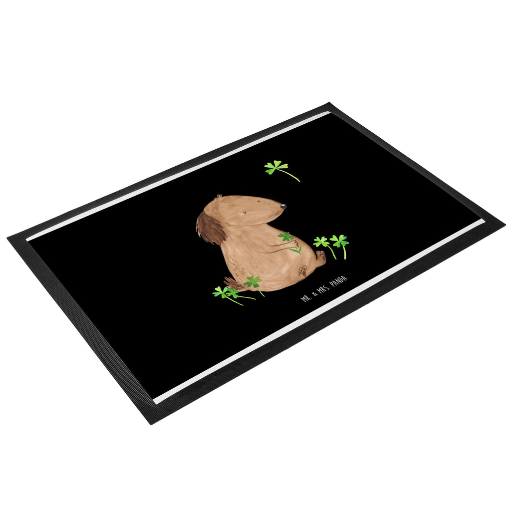 Fußmatte Hund Kleeblatt Hund, Kleeblatt, Glück, Tagträume, Motivation, Neuanfang, Geschenk,  Glücksbringer, Selbstliebe, Achtsamkeit Türvorleger, Schmutzmatte, Fußabtreter, Matte, Schmutzfänger, Fußabstreifer, Schmutzfangmatte, Türmatte, Motivfußmatte,  Haustürmatte, Vorleger  Hund, Hundemotiv, Haustier, Hunderasse, Tierliebhaber, Hundebesitzer, Sprüche