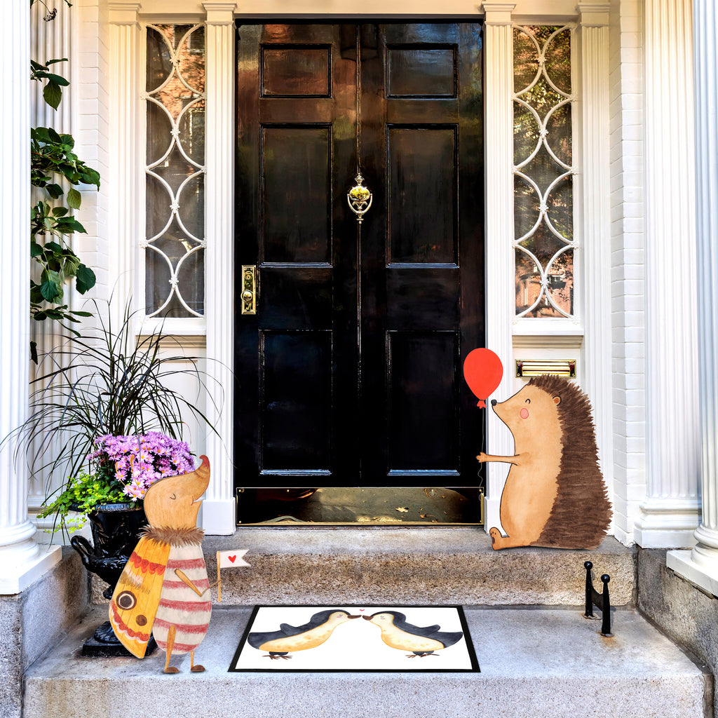 Fußmatte Pinguin Liebe Pinguin, Pinguine, Pinguin Paar, Pinguinpaar, Pinguin Liebe, Liebe, Paar, Pärchen. Liebespaar, Liebesbeweis, Liebesspruch, Verlobung, Hochzeitstag, Jahrestag, Geschenk Freund, Geschenk Freundin, Verlobte, Verlobter, Love, Geschenk Hochzeitstag, Geschenkidee, Hochzeit, Gastgeschenk Türvorleger, Schmutzmatte, Fußabtreter, Matte, Schmutzfänger, Fußabstreifer, Schmutzfangmatte, Türmatte, Motivfußmatte,  Haustürmatte, Vorleger  Liebe,  Partner, Freund, Freundin, Ehemann, Ehefrau, Heiraten, Verlobung, Heiratsantrag, Liebesgeschenk, Jahrestag, Hocheitstag