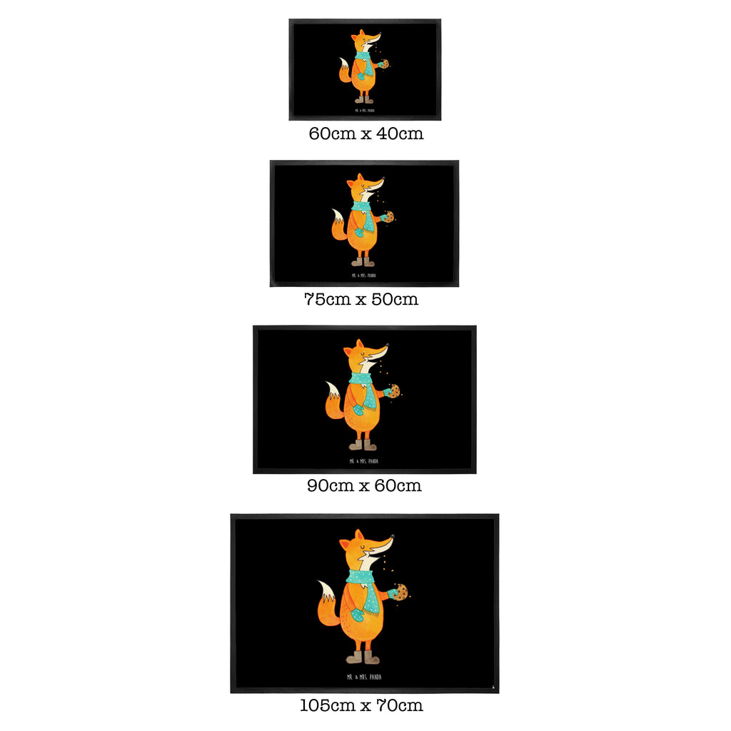 Fußmatte Fuchs Keks Fuchs, Füchse, Backen Spruch, Kekse, Winter, Weihnachtszeit, Plätzchen, Liebe, Küche Deko Türvorleger, Schmutzmatte, Fußabtreter, Matte, Schmutzfänger, Fußabstreifer, Schmutzfangmatte, Türmatte, Motivfußmatte,  Haustürmatte, Vorleger  Fuchs