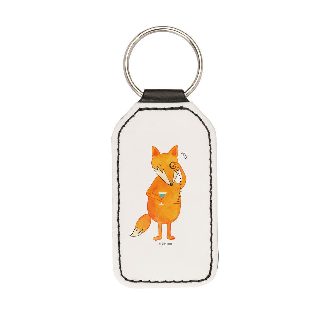 Rechteckig Schlüsselanhänger Fuchs Lord Schlüsselanhänger, Anhänger, Taschenanhänger, Glücksbringer, Schutzengel, Fuchs, Füchse, tröstende Worte, Spruch lustig, Liebeskummer Geschenk, Motivation Spruch, Problemlösung