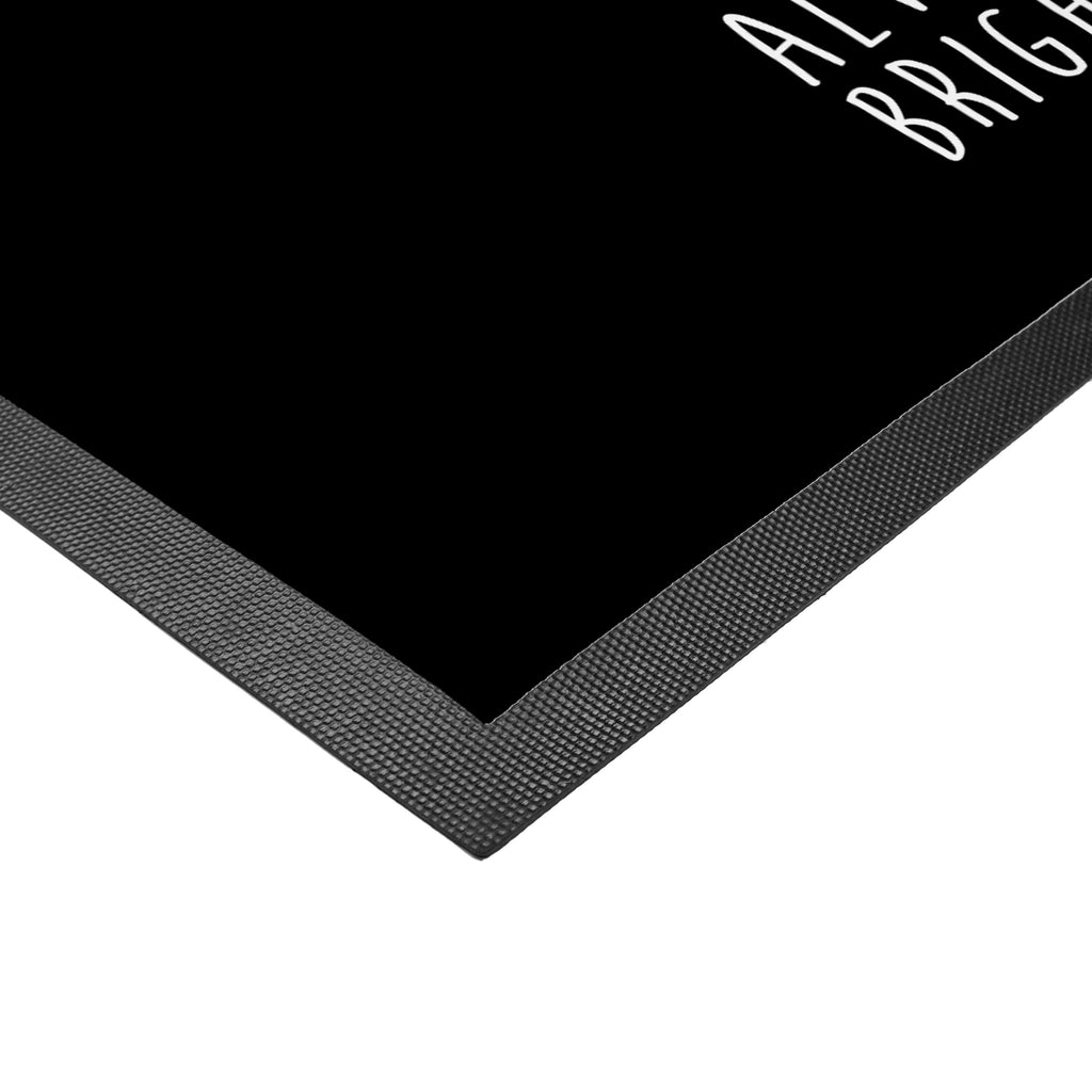 Fußmatte Fuchs Sterne Fuchs, Füchse, tröstende Worte, Spruch positiv, Spruch schön, Romantik, Always Look on the Bright Side of Life Türvorleger, Schmutzmatte, Fußabtreter, Matte, Schmutzfänger, Fußabstreifer, Schmutzfangmatte, Türmatte, Motivfußmatte,  Haustürmatte, Vorleger  Fuchs