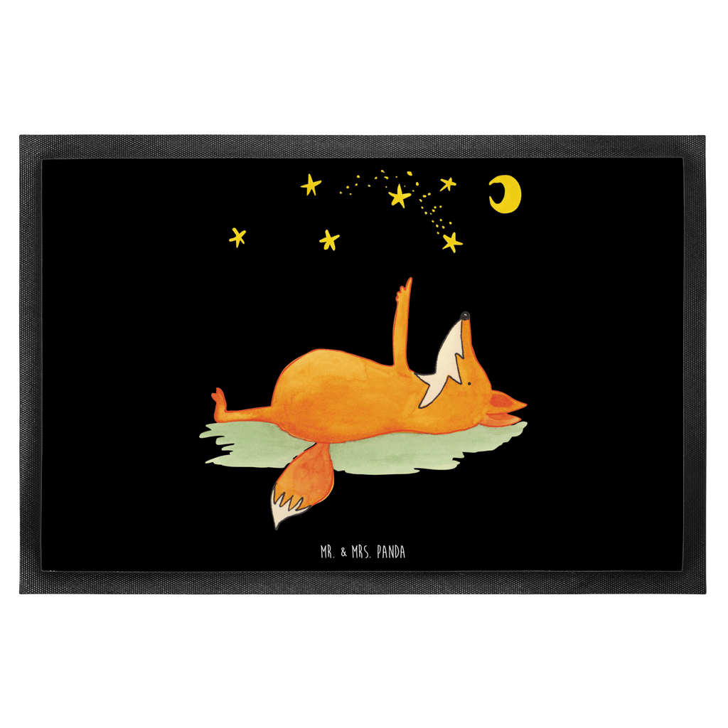 Fußmatte Fuchs Sterne Fuchs, Füchse, tröstende Worte, Spruch positiv, Spruch schön, Romantik, Always Look on the Bright Side of Life Türvorleger, Schmutzmatte, Fußabtreter, Matte, Schmutzfänger, Fußabstreifer, Schmutzfangmatte, Türmatte, Motivfußmatte,  Haustürmatte, Vorleger  Fuchs