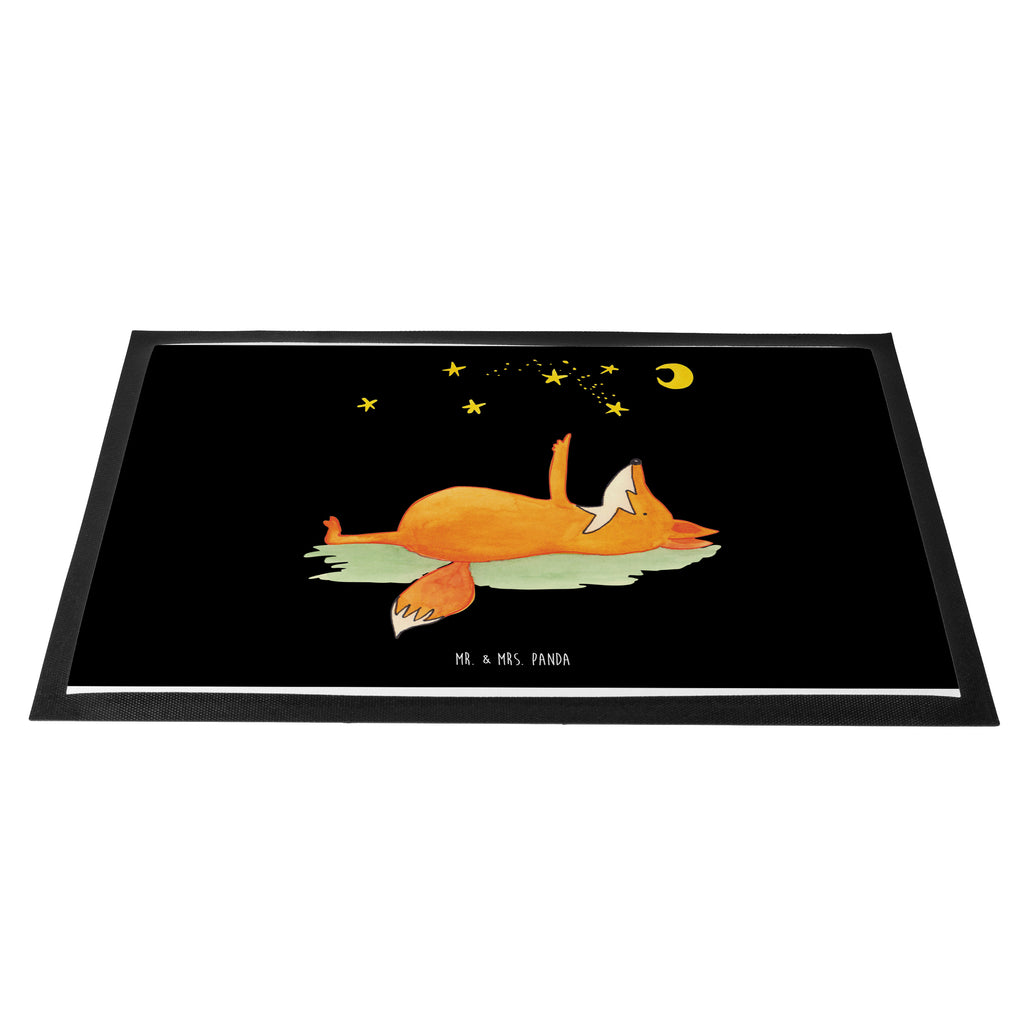Fußmatte Fuchs Sterne Fuchs, Füchse, tröstende Worte, Spruch positiv, Spruch schön, Romantik, Always Look on the Bright Side of Life Türvorleger, Schmutzmatte, Fußabtreter, Matte, Schmutzfänger, Fußabstreifer, Schmutzfangmatte, Türmatte, Motivfußmatte,  Haustürmatte, Vorleger  Fuchs