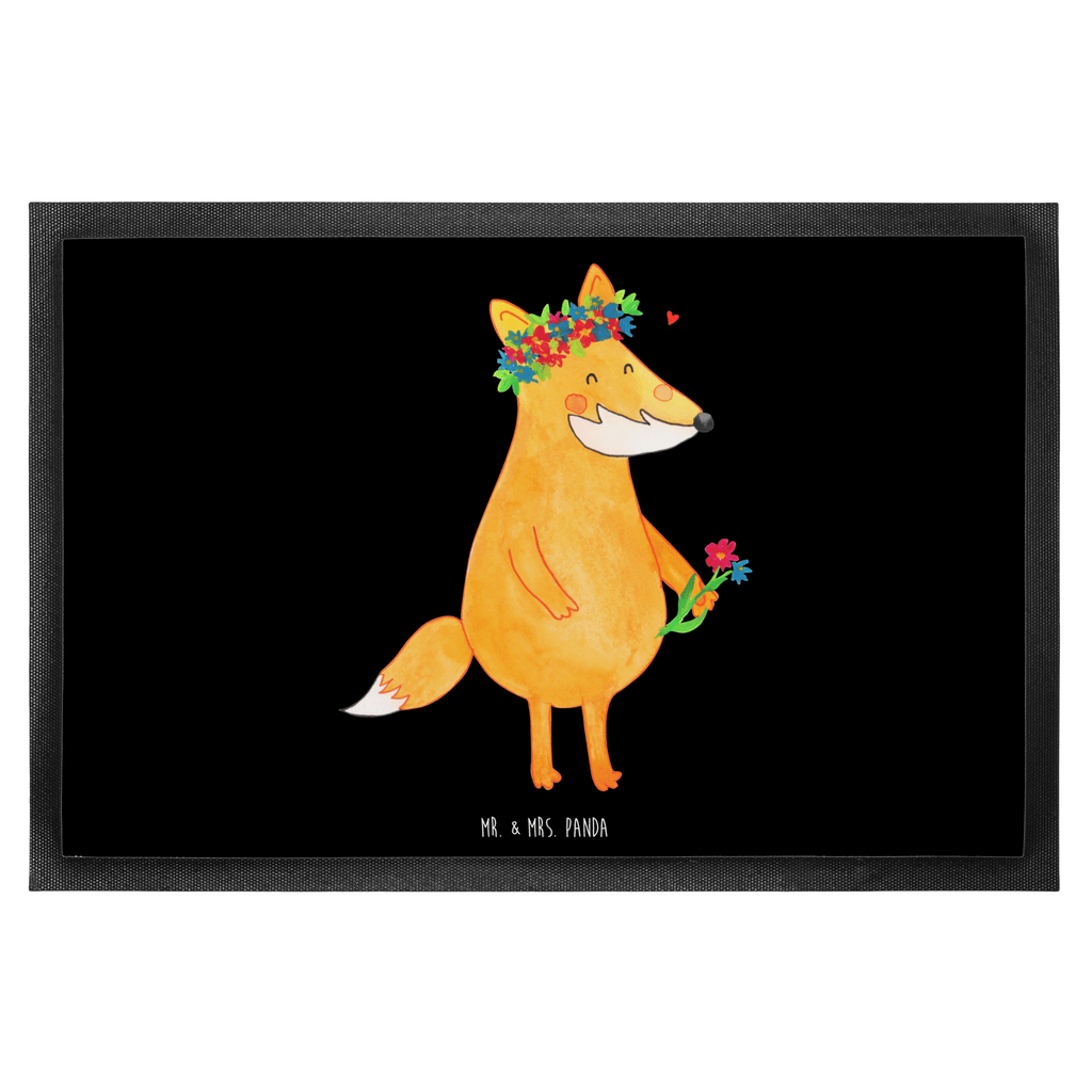 Fußmatte Fuchs Blumenliebe Fuchs, Füchse, Fox, Liebe, Freundin, Fuchsmädchen, Blumenmädchen, Freundinnen, Liebesbeweis, Blume, Blumen, Motivation, Freude, ich, mich, Selbstliebe, Freude Türvorleger, Schmutzmatte, Fußabtreter, Matte, Schmutzfänger, Fußabstreifer, Schmutzfangmatte, Türmatte, Motivfußmatte,  Haustürmatte, Vorleger  Fuchs