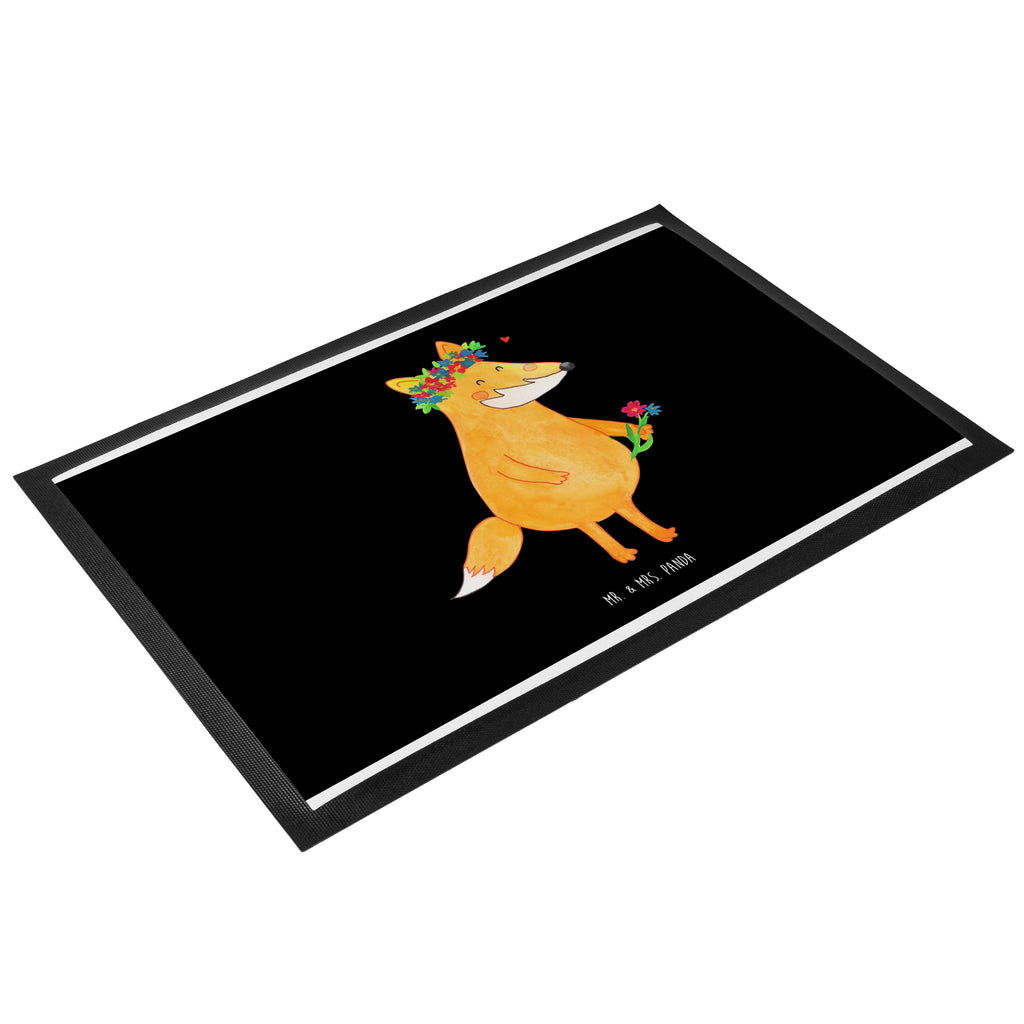 Fußmatte Fuchs Blumenliebe Fuchs, Füchse, Fox, Liebe, Freundin, Fuchsmädchen, Blumenmädchen, Freundinnen, Liebesbeweis, Blume, Blumen, Motivation, Freude, ich, mich, Selbstliebe, Freude Türvorleger, Schmutzmatte, Fußabtreter, Matte, Schmutzfänger, Fußabstreifer, Schmutzfangmatte, Türmatte, Motivfußmatte,  Haustürmatte, Vorleger  Fuchs