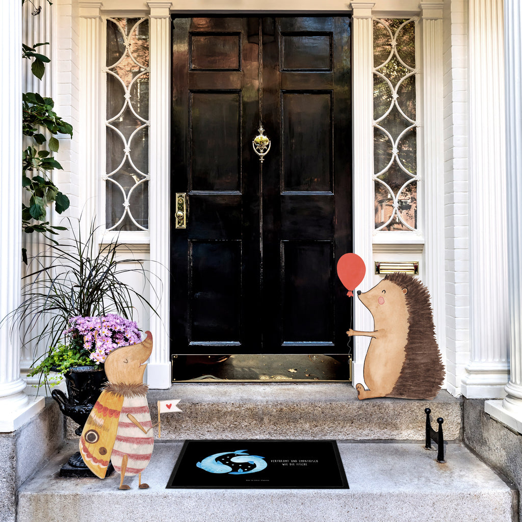 Fußmatte Sternzeichen Fische Türvorleger, Schmutzmatte, Fußabtreter, Matte, Schmutzfänger, Fußabstreifer, Schmutzfangmatte, Türmatte, Motivfußmatte, Haustürmatte, Vorleger, Tierkreiszeichen, Sternzeichen, Horoskop, Astrologie, Aszendent, Fisch, Fische Geschenk, Fische Sternzeichen, Fische Sternbild, Geschenk Februar, Geschenk März, Geburtstag Februar, Geburtstag März