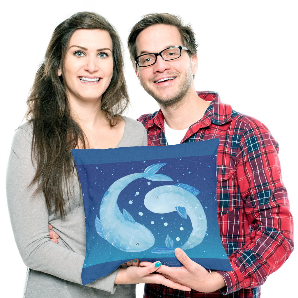 40x40 Kissen Sternzeichen Fische Kissenhülle, Kopfkissen, Sofakissen, Dekokissen, Motivkissen, Tierkreiszeichen, Sternzeichen, Horoskop, Astrologie, Aszendent, Fisch, Fische Geschenk, Fische Sternzeichen, Fische Sternbild, Geschenk Februar, Geschenk März, Geburtstag Februar, Geburtstag März