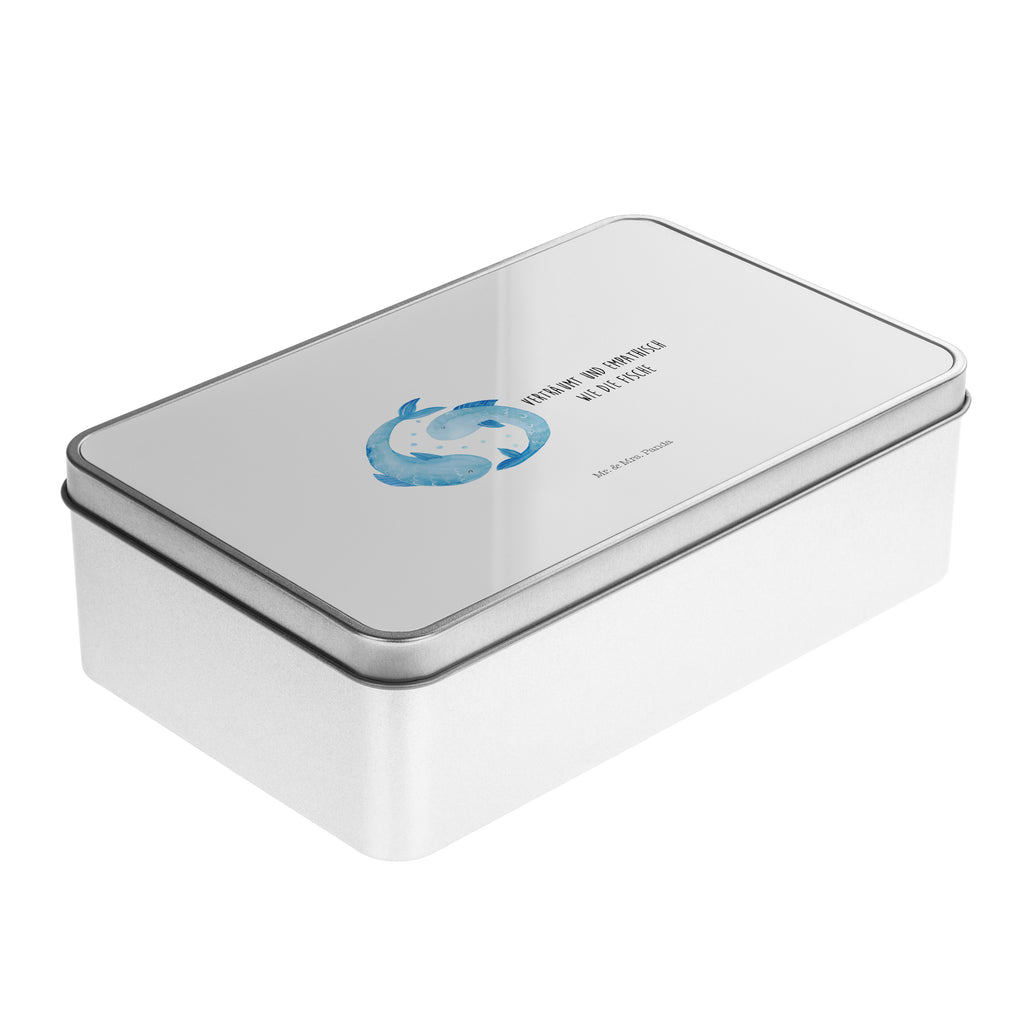 Metalldose rechteckig Sternzeichen Fische Blechdose, Metalldose, Blechbox, Container, Keksdose, Vorratsdose, Vorratsbox, Döschen, Versperbox, Vesperdose, Aufbewahrungsdose, Aufbewahrungsbox, Aluminiumdose, Dose, Tierkreiszeichen, Sternzeichen, Horoskop, Astrologie, Aszendent, Fisch, Fische Geschenk, Fische Sternzeichen, Fische Sternbild, Geschenk Februar, Geschenk März, Geburtstag Februar, Geburtstag März