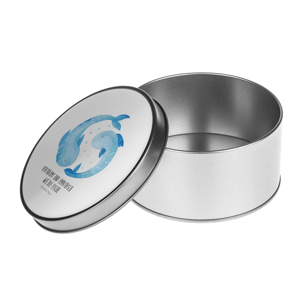Blechdose rund Sternzeichen Fische Metalldose, Keksdose, Dose, Vorratsdose, Geschenkbox, Tierkreiszeichen, Sternzeichen, Horoskop, Astrologie, Aszendent, Fisch, Fische Geschenk, Fische Sternzeichen, Fische Sternbild, Geschenk Februar, Geschenk März, Geburtstag Februar, Geburtstag März