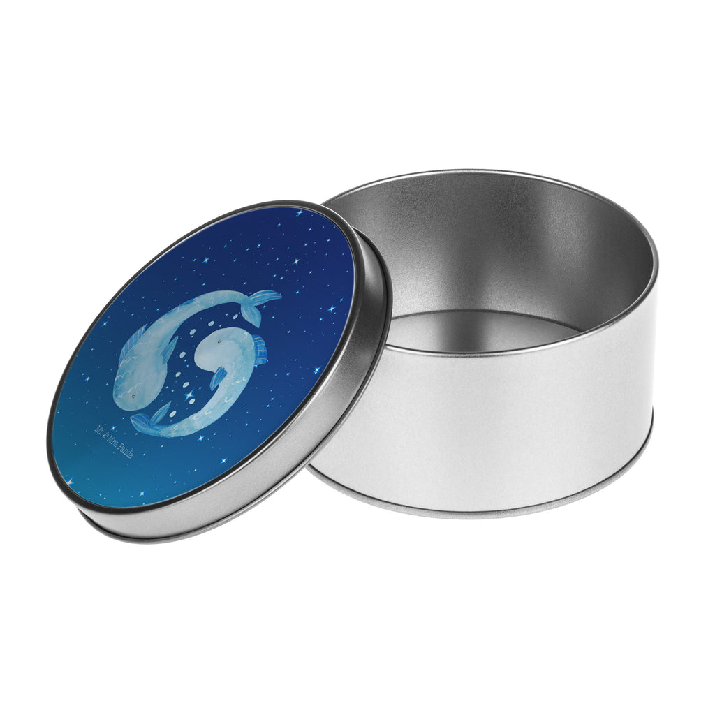 Blechdose rund Sternzeichen Fische Metalldose, Keksdose, Dose, Vorratsdose, Geschenkbox, Tierkreiszeichen, Sternzeichen, Horoskop, Astrologie, Aszendent, Fisch, Fische Geschenk, Fische Sternzeichen, Fische Sternbild, Geschenk Februar, Geschenk März, Geburtstag Februar, Geburtstag März