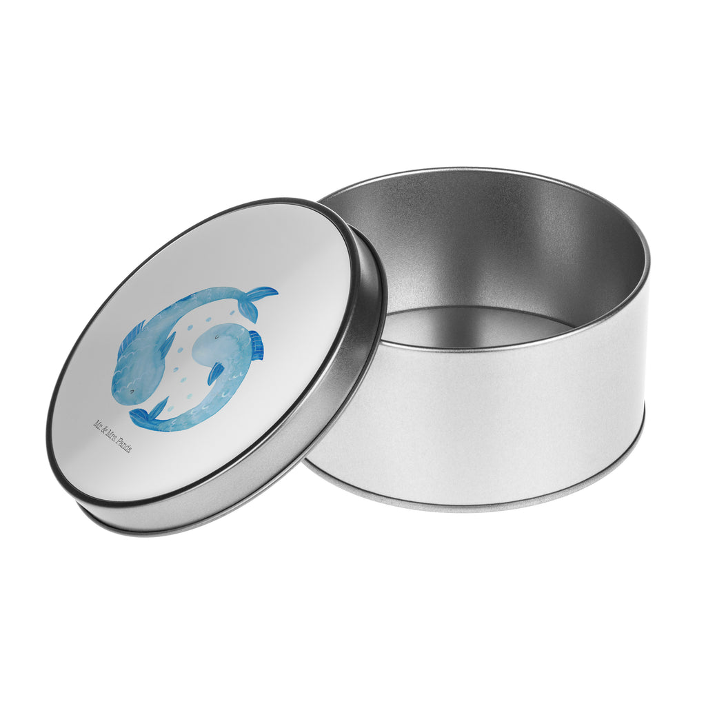 Blechdose rund Sternzeichen Fische Metalldose, Keksdose, Dose, Vorratsdose, Geschenkbox, Tierkreiszeichen, Sternzeichen, Horoskop, Astrologie, Aszendent, Fisch, Fische Geschenk, Fische Sternzeichen, Fische Sternbild, Geschenk Februar, Geschenk März, Geburtstag Februar, Geburtstag März