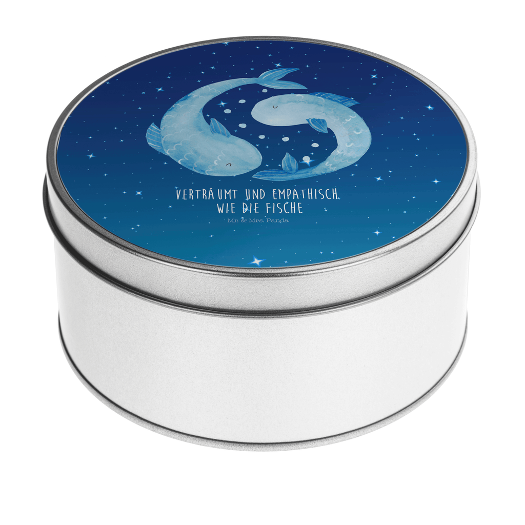 Blechdose rund Sternzeichen Fische Metalldose, Keksdose, Dose, Vorratsdose, Geschenkbox, Tierkreiszeichen, Sternzeichen, Horoskop, Astrologie, Aszendent, Fisch, Fische Geschenk, Fische Sternzeichen, Fische Sternbild, Geschenk Februar, Geschenk März, Geburtstag Februar, Geburtstag März