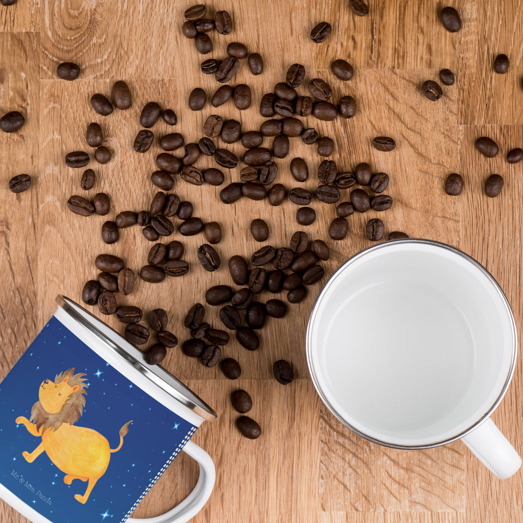 Camping Emaille Tasse Sternzeichen Löwe Campingtasse, Trinkbecher, Metalltasse, Outdoor Tasse, Emaille Trinkbecher, Blechtasse Outdoor, Emaille Campingbecher, Edelstahl Trinkbecher, Metalltasse für Camping, Kaffee Blechtasse, Camping Tasse Metall, Tierkreiszeichen, Sternzeichen, Horoskop, Astrologie, Aszendent, Löwe Geschenk, Löwe Sternzeichen, Geschenk Juli, Geburtstag Juli, Geschenk August, Geburtstag August, König der Tiere