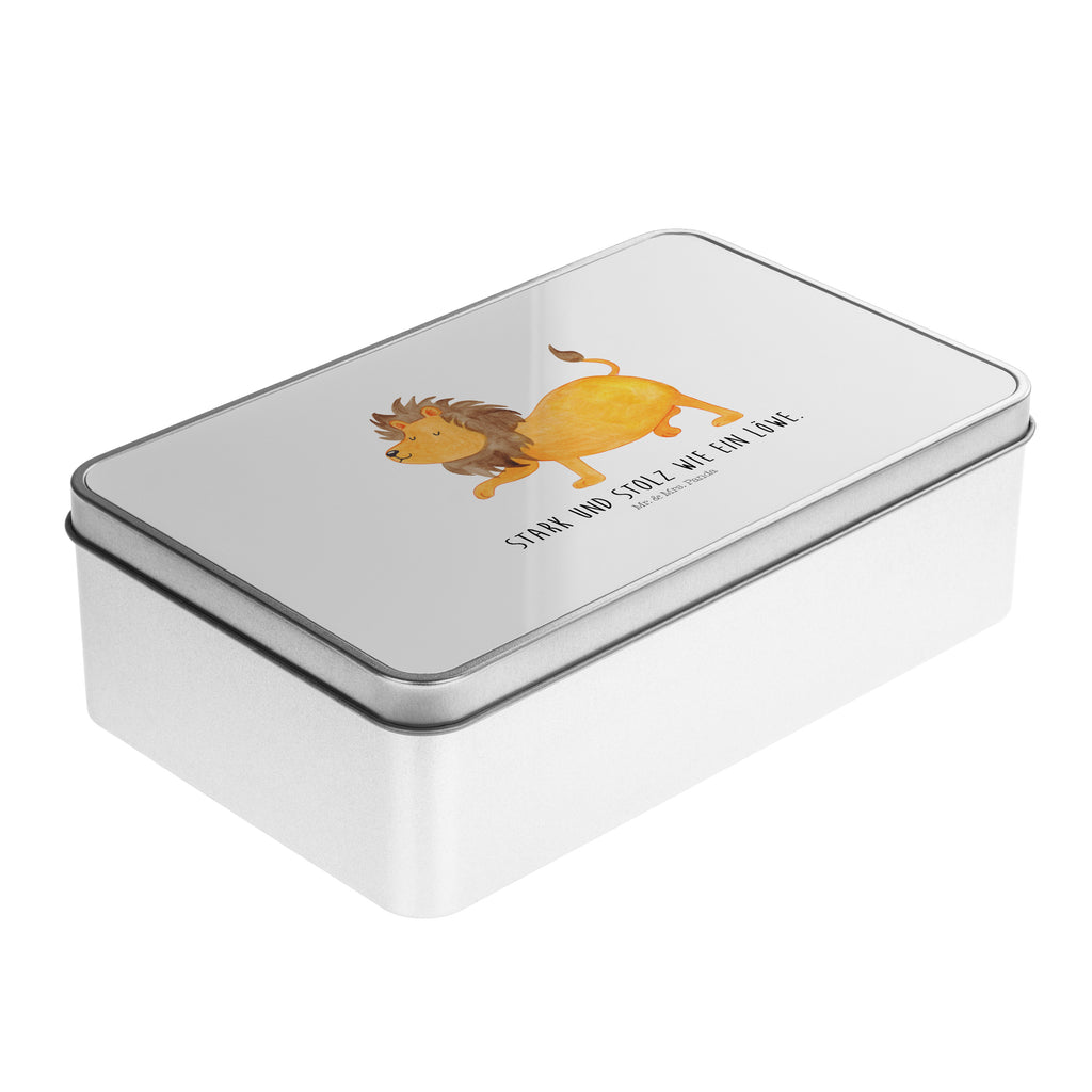 Metalldose rechteckig Sternzeichen Löwe Blechdose, Metalldose, Blechbox, Container, Keksdose, Vorratsdose, Vorratsbox, Döschen, Versperbox, Vesperdose, Aufbewahrungsdose, Aufbewahrungsbox, Aluminiumdose, Dose, Tierkreiszeichen, Sternzeichen, Horoskop, Astrologie, Aszendent, Löwe Geschenk, Löwe Sternzeichen, Geschenk Juli, Geburtstag Juli, Geschenk August, Geburtstag August, König der Tiere