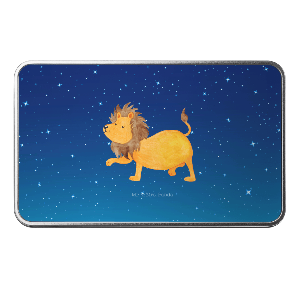 Metalldose rechteckig Sternzeichen Löwe Blechdose, Metalldose, Blechbox, Container, Keksdose, Vorratsdose, Vorratsbox, Döschen, Versperbox, Vesperdose, Aufbewahrungsdose, Aufbewahrungsbox, Aluminiumdose, Dose, Tierkreiszeichen, Sternzeichen, Horoskop, Astrologie, Aszendent, Löwe Geschenk, Löwe Sternzeichen, Geschenk Juli, Geburtstag Juli, Geschenk August, Geburtstag August, König der Tiere