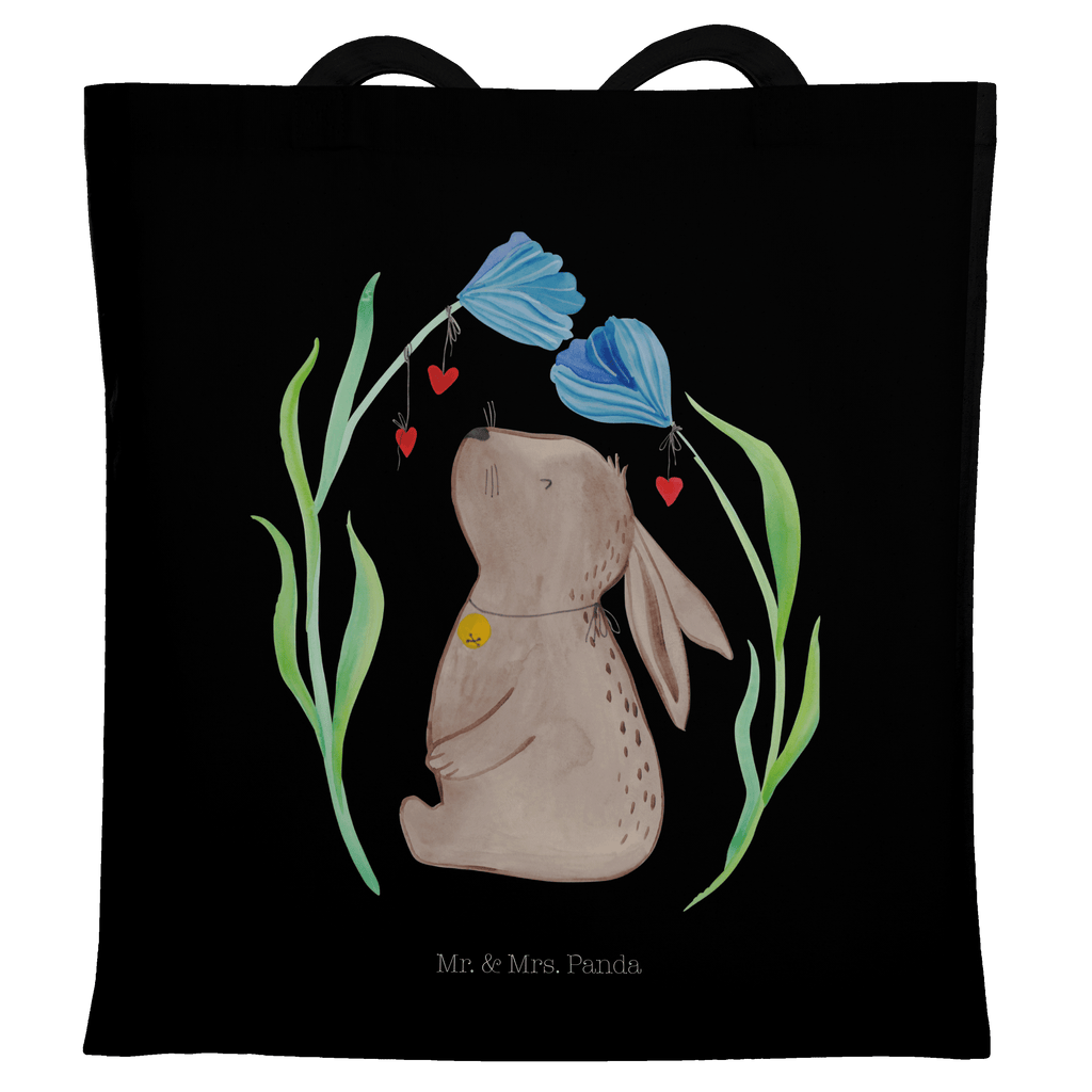 Tragetasche Hase Blume Beuteltasche, Beutel, Einkaufstasche, Jutebeutel, Stoffbeutel, Ostern, Osterhase, Ostergeschenke, Osternest, Osterdeko, Geschenk zu Ostern, Hase, Kaninchen, Kind, Taufe, Taufgeschenk, Geburt, Schwangerschaft, erstes Kind, Kindergeburtstag, Geburtstag, Hoffnung, Träume