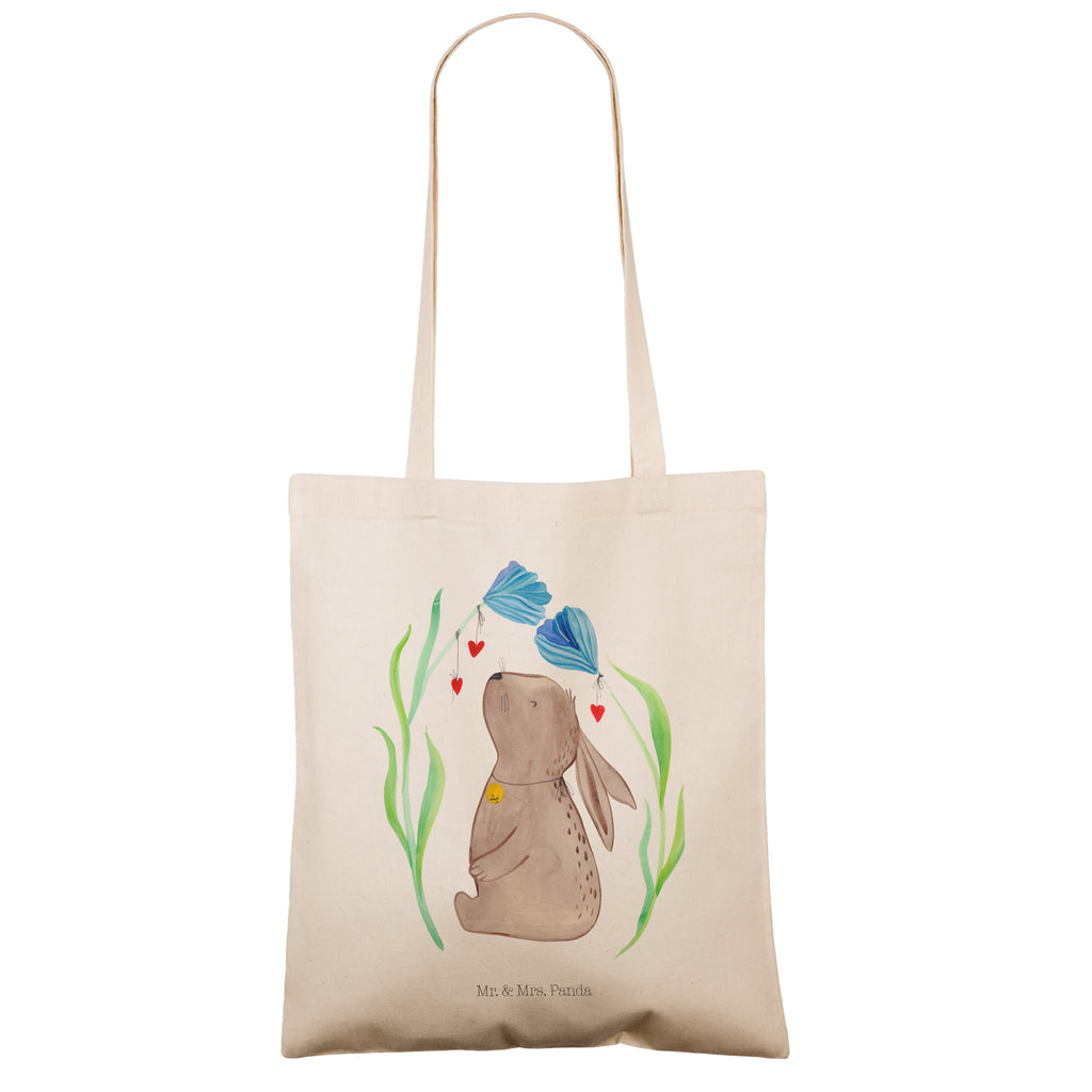 Tragetasche Hase Blume Beuteltasche, Beutel, Einkaufstasche, Jutebeutel, Stoffbeutel, Ostern, Osterhase, Ostergeschenke, Osternest, Osterdeko, Geschenk zu Ostern, Hase, Kaninchen, Kind, Taufe, Taufgeschenk, Geburt, Schwangerschaft, erstes Kind, Kindergeburtstag, Geburtstag, Hoffnung, Träume