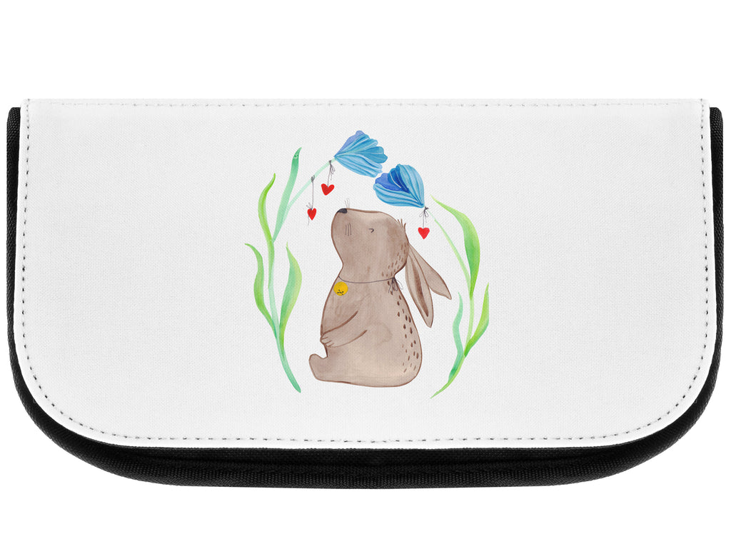 Kosmetiktasche Hase Blume Kosmetikbeutel, Kulturtasche, Kulturbeutel, Schminktasche, Make-Up Tasche, Ostern, Osterhase, Ostergeschenke, Osternest, Osterdeko, Geschenk zu Ostern, Hase, Kaninchen, Kind, Taufe, Taufgeschenk, Geburt, Schwangerschaft, erstes Kind, Kindergeburtstag, Geburtstag, Hoffnung, Träume