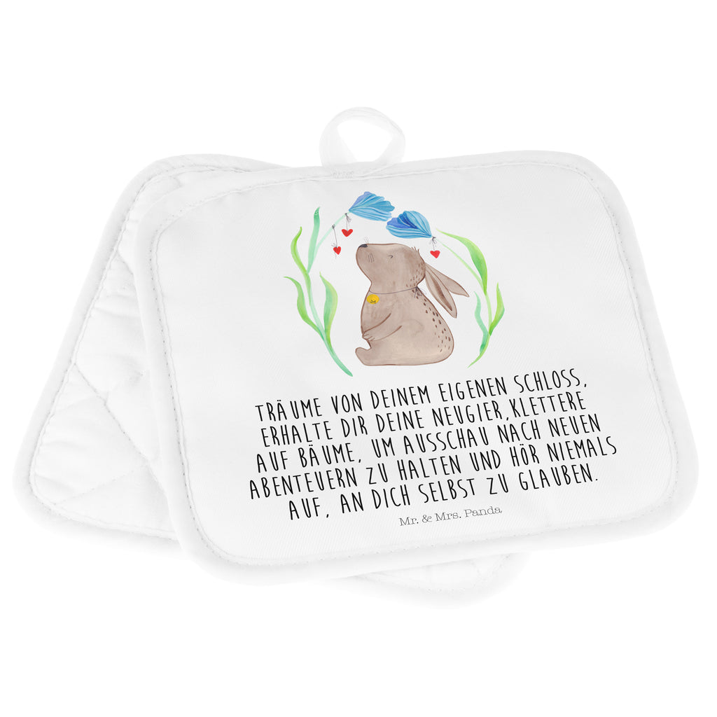 2er Set Topflappen  Hase Blume Topflappen, Topfuntersetzer, Ofenhandschuh, Topflappen Set, Topflappen lustig, Topflappen mit Spruch, Ostern, Osterhase, Ostergeschenke, Osternest, Osterdeko, Geschenk zu Ostern, Hase, Kaninchen, Kind, Taufe, Taufgeschenk, Geburt, Schwangerschaft, erstes Kind, Kindergeburtstag, Geburtstag, Hoffnung, Träume