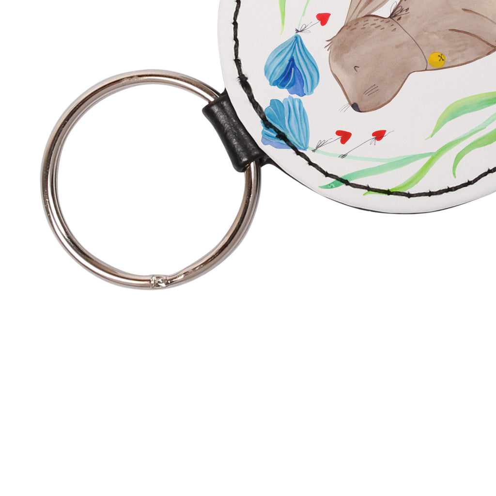 Rund Schlüsselanhänger Hase Blume Schlüsselanhänger, Anhänger, Taschenanhänger, Glücksbringer, Schutzengel, Ostern, Osterhase, Ostergeschenke, Osternest, Osterdeko, Geschenk zu Ostern, Hase, Kaninchen, Kind, Taufe, Taufgeschenk, Geburt, Schwangerschaft, erstes Kind, Kindergeburtstag, Geburtstag, Hoffnung, Träume