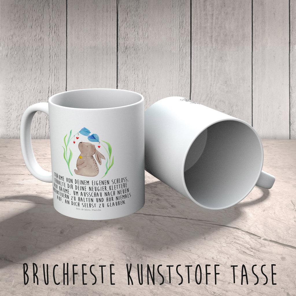 Kindertasse Hase Blume Kunststoff Tasse, Kindergarten, Tasse, Trinkbecher, Camping Becher, Kaffeetasse, Kunststoffbecher, Kindergartenbecher, Outdoorgeschirr, Kunststoffgeschirr, Reisebecher, Reisetasse, Kinderbecher, Ostern, Osterhase, Ostergeschenke, Osternest, Osterdeko, Geschenk zu Ostern, Hase, Kaninchen, Kind, Taufe, Taufgeschenk, Geburt, Schwangerschaft, erstes Kind, Kindergeburtstag, Geburtstag, Hoffnung, Träume