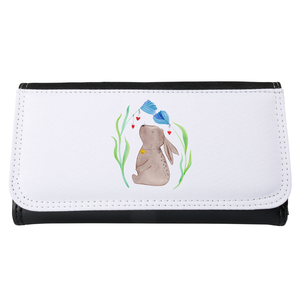 Damen Portemonnaie Hase Blume Portemonnaie, Portemonee, Geldbörse, Damen, Groß, XXL, Geldbeutel, Portemonnaies, Ostern, Osterhase, Ostergeschenke, Osternest, Osterdeko, Geschenk zu Ostern, Hase, Kaninchen, Kind, Taufe, Taufgeschenk, Geburt, Schwangerschaft, erstes Kind, Kindergeburtstag, Geburtstag, Hoffnung, Träume