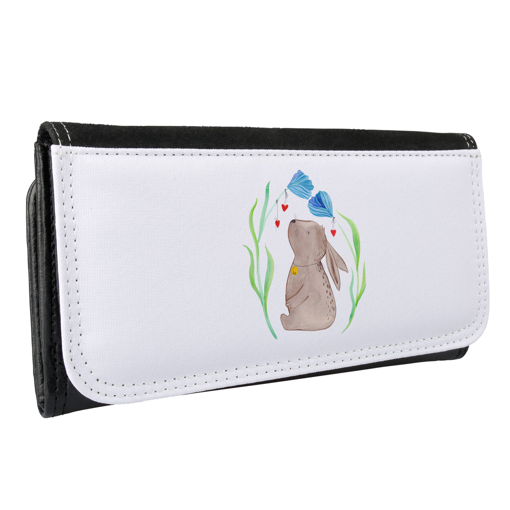Damen Portemonnaie Hase Blume Portemonnaie, Portemonee, Geldbörse, Damen, Groß, XXL, Geldbeutel, Portemonnaies, Ostern, Osterhase, Ostergeschenke, Osternest, Osterdeko, Geschenk zu Ostern, Hase, Kaninchen, Kind, Taufe, Taufgeschenk, Geburt, Schwangerschaft, erstes Kind, Kindergeburtstag, Geburtstag, Hoffnung, Träume