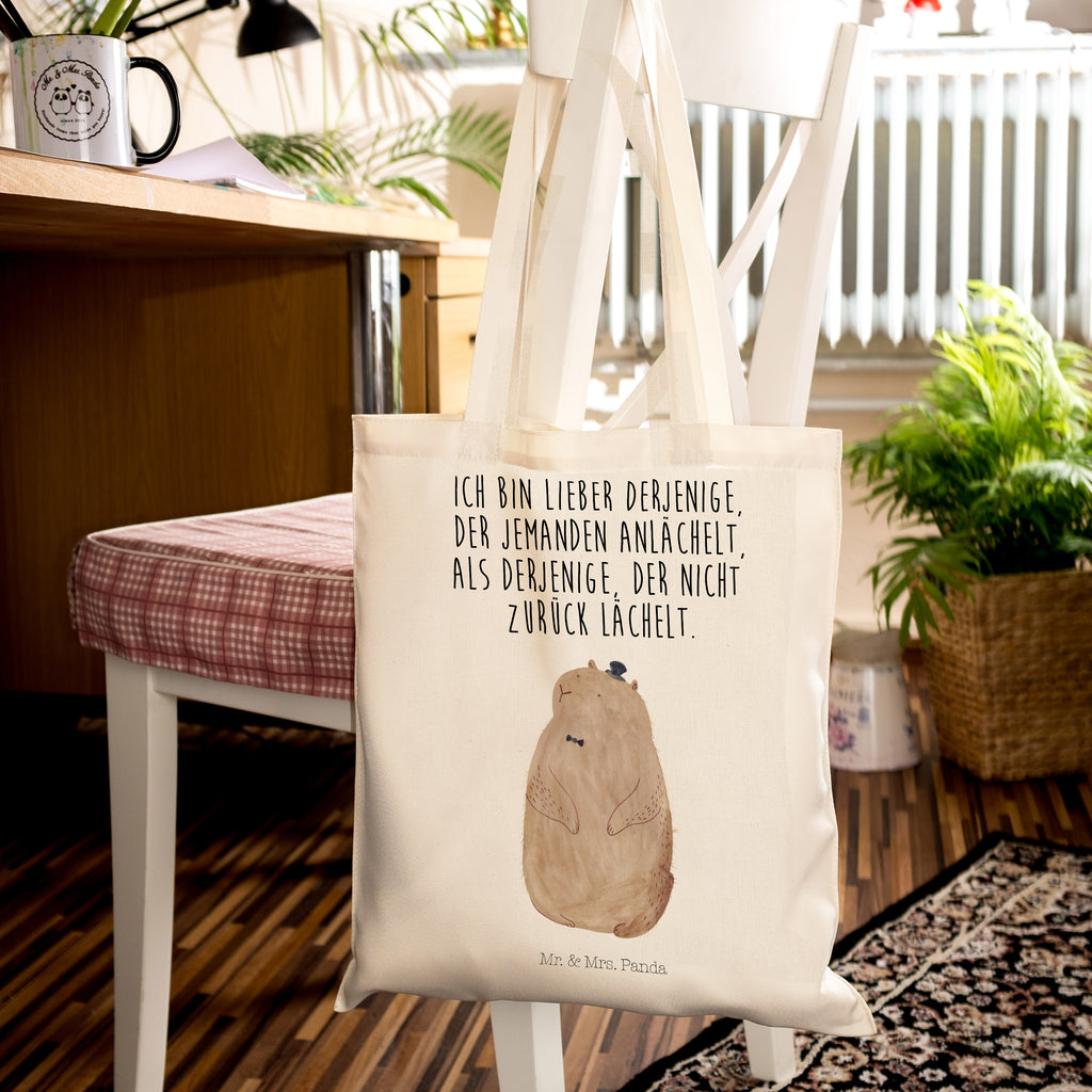 Tragetasche Murmeltier Beuteltasche, Beutel, Einkaufstasche, Jutebeutel, Stoffbeutel, Tiermotive, Gute Laune, lustige Sprüche, Tiere, Murmeltier, Knigge, Fröhlichkeit, Freundlichkeit, Respekt, Anstand