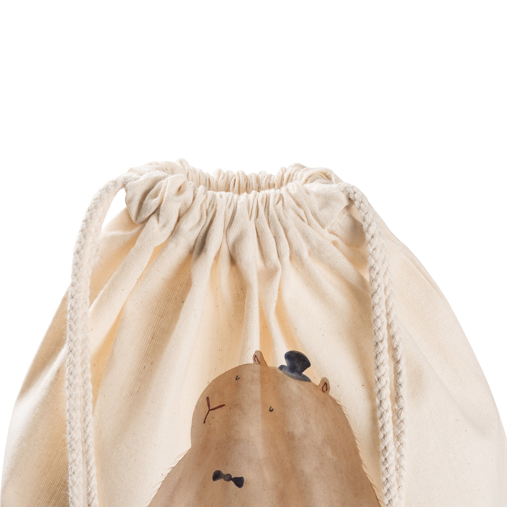 Sportbeutel Murmeltier Turnbeutel, Beutel, Sporttasche, Tasche, Stoffbeutel, Tiermotive, Gute Laune, lustige Sprüche, Tiere, Murmeltier, Knigge, Fröhlichkeit, Freundlichkeit, Respekt, Anstand