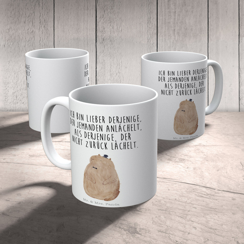 Tasse Murmeltier Murmeltier, Knigge, Fröhlichkeit, Freundlichkeit, Respekt, Anstand,  Becher, Kaffeetasse, Kaffeebecher, Tee, Frühstück, Büro  süße Tiermotive, gute Laune, lustige Sprüche, Tiere