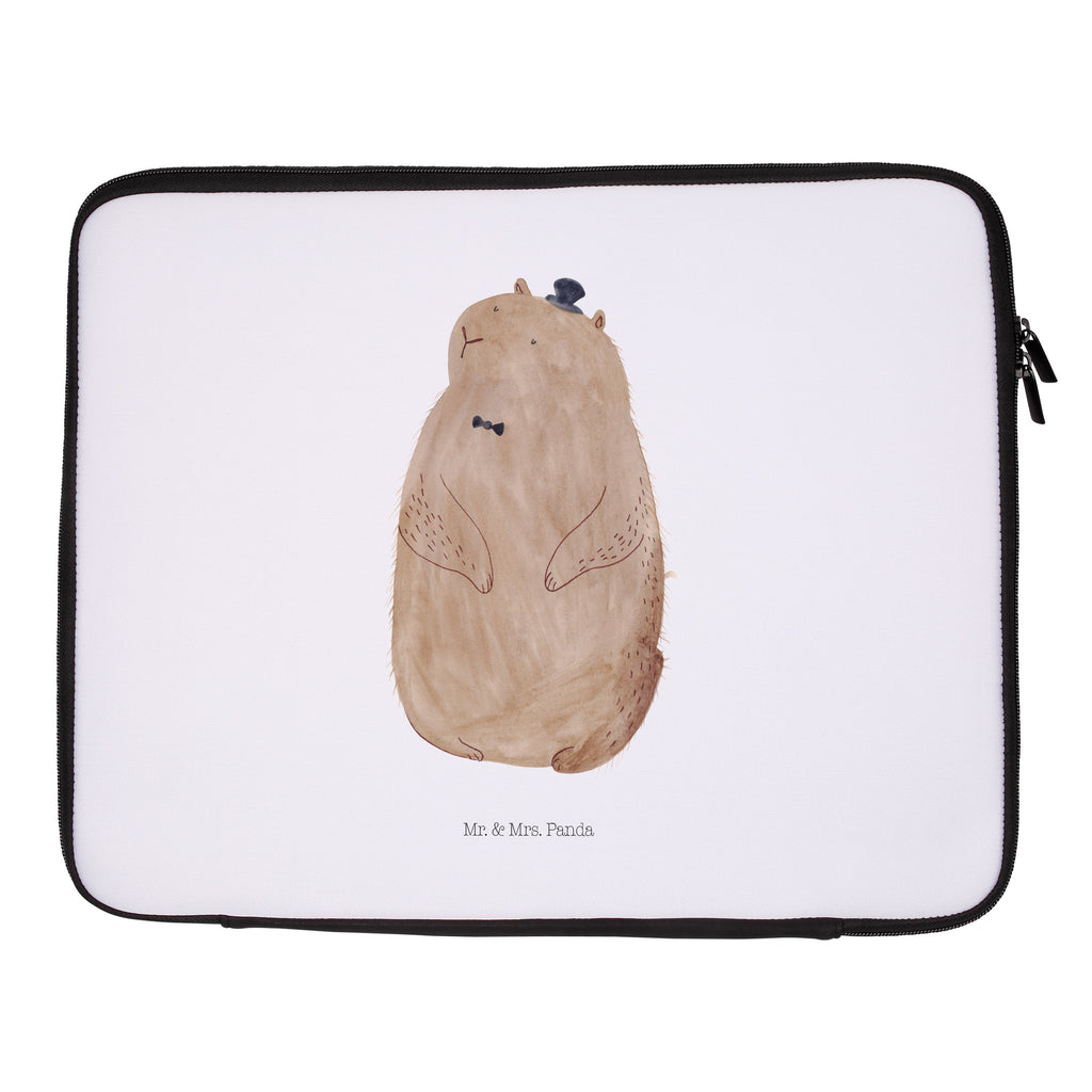 27 x 36 Notebook Tasche  Murmeltier Notebook Tasche, Laptop, Computertasche, Tasche, Damen, Schutzhülle, süße Tiermotive, gute Laune, lustige Sprüche, Tiere, Murmeltier, Knigge, Fröhlichkeit, Freundlichkeit, Respekt, Anstand
