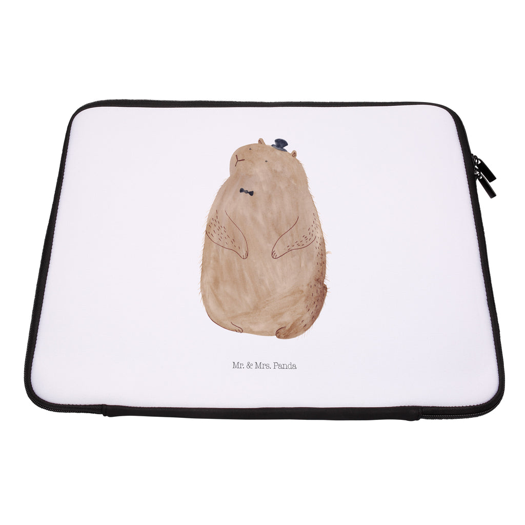 33 x 42 Notebook Tasche Murmeltier Notebook Tasche, Laptop, Computertasche, Tasche, Schutzhülle, süße Tiermotive, gute Laune, lustige Sprüche, Tiere, Murmeltier, Knigge, Fröhlichkeit, Freundlichkeit, Respekt, Anstand