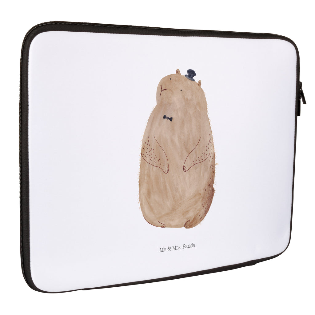 33 x 42 Notebook Tasche Murmeltier Notebook Tasche, Laptop, Computertasche, Tasche, Schutzhülle, süße Tiermotive, gute Laune, lustige Sprüche, Tiere, Murmeltier, Knigge, Fröhlichkeit, Freundlichkeit, Respekt, Anstand