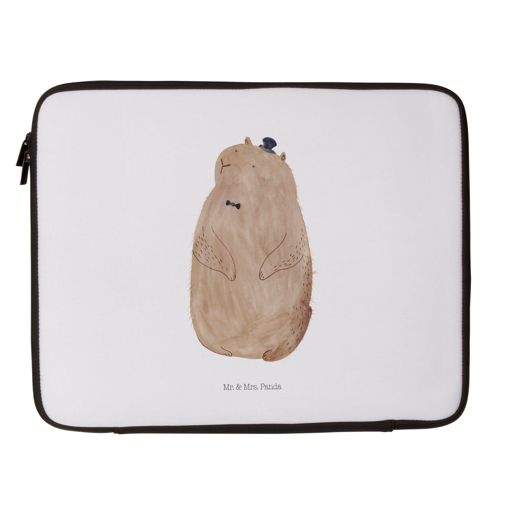 33 x 42 Notebook Tasche Murmeltier Notebook Tasche, Laptop, Computertasche, Tasche, Schutzhülle, süße Tiermotive, gute Laune, lustige Sprüche, Tiere, Murmeltier, Knigge, Fröhlichkeit, Freundlichkeit, Respekt, Anstand