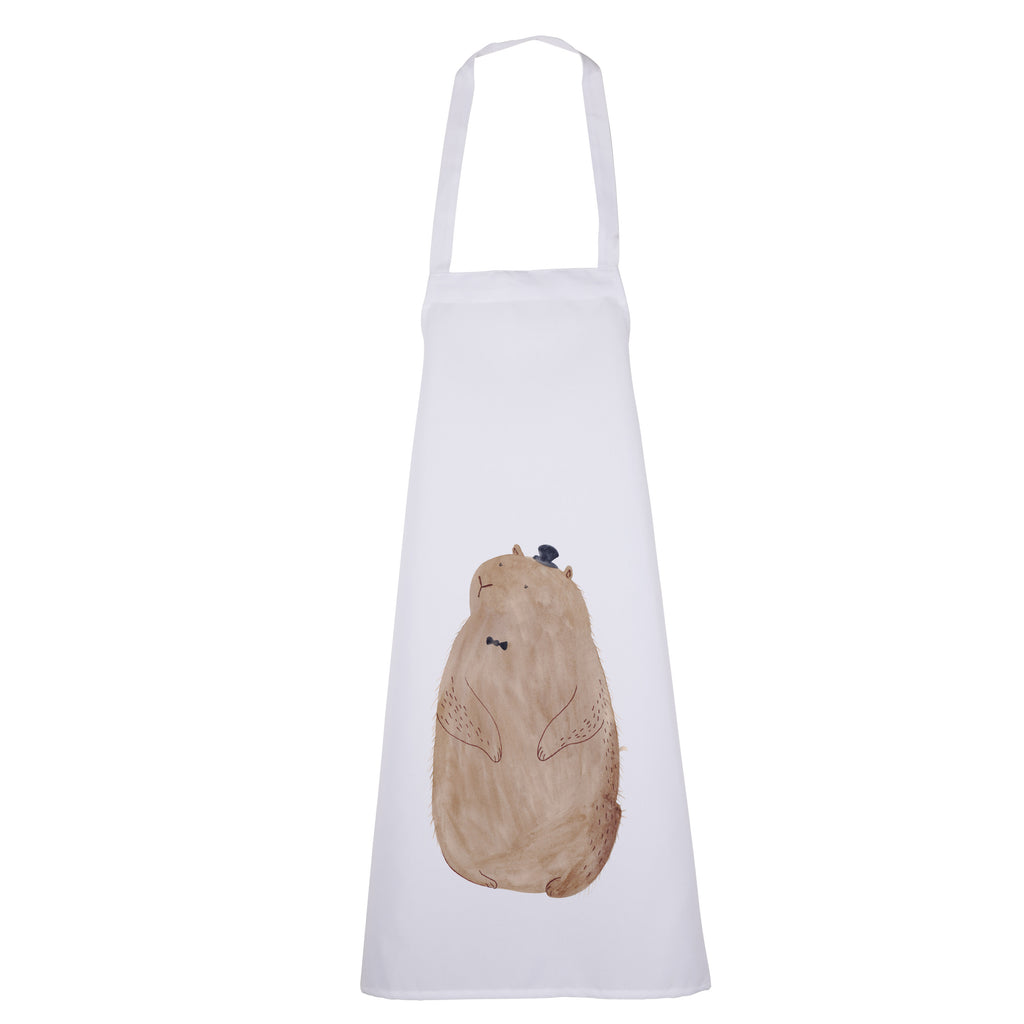 Kochschürze Murmeltier Schürze, Backschürze, Küchenschürze, Grillschürze, Latzschürze, Tiermotive, Gute Laune, lustige Sprüche, Tiere, Murmeltier, Knigge, Fröhlichkeit, Freundlichkeit, Respekt, Anstand